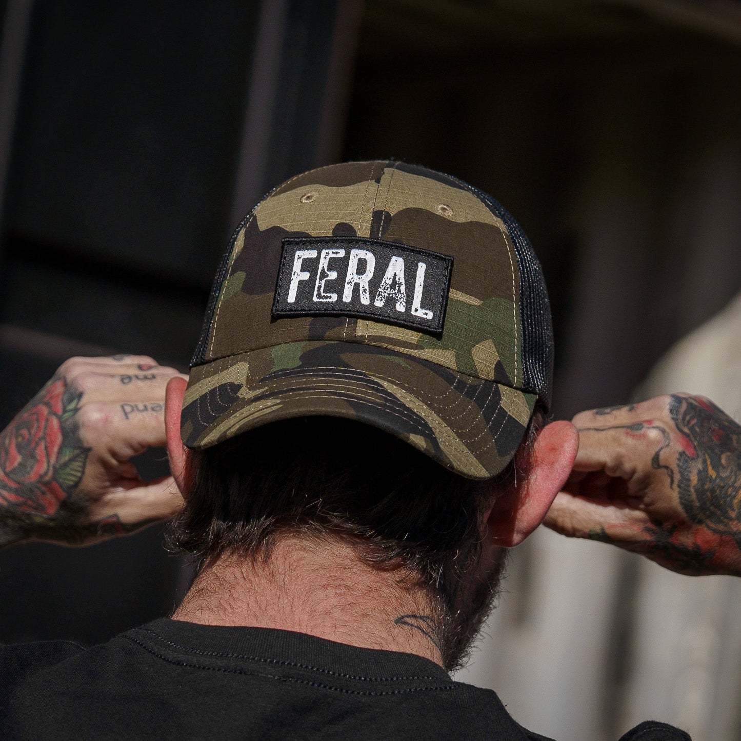 Feral Patch RipStop Tactical Mesh Snapback Hat