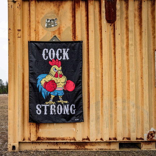Cock Strong Boxing Chicken 3' X 5' Flag