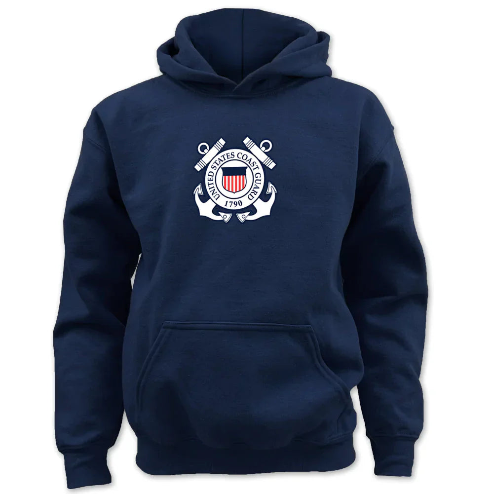 Coast Guard Youth Seal Logo Hood
