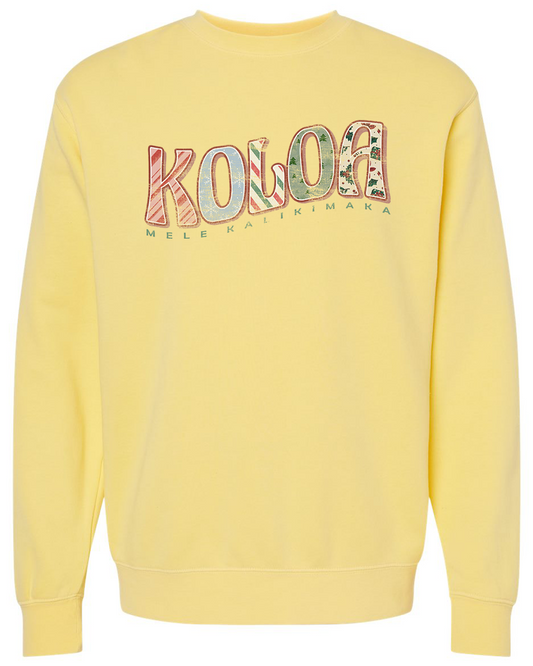 Koloa Christmas Colors Sweatshirt