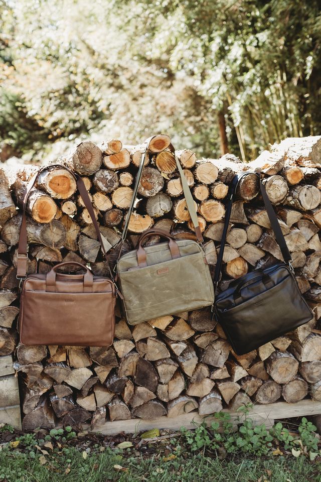 Normandy Men's Briefcase | Brown Leather