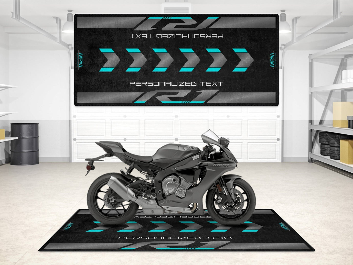MPM Motorcycle Mat for Yamaha R1 - MM7111