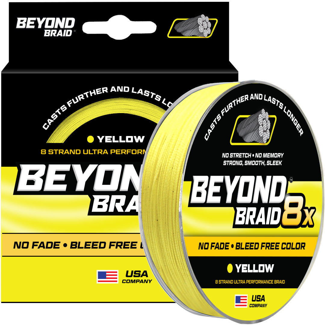 Yellow 8X- No Fade - Ultra Performance 8 Strand