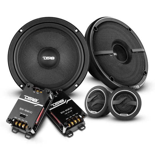 DS18 2012-2021 RAM 1500 Crew and Quad Cab Front and Back Doors Speakers Better Upgrade/Replacement Package 1600 Watts