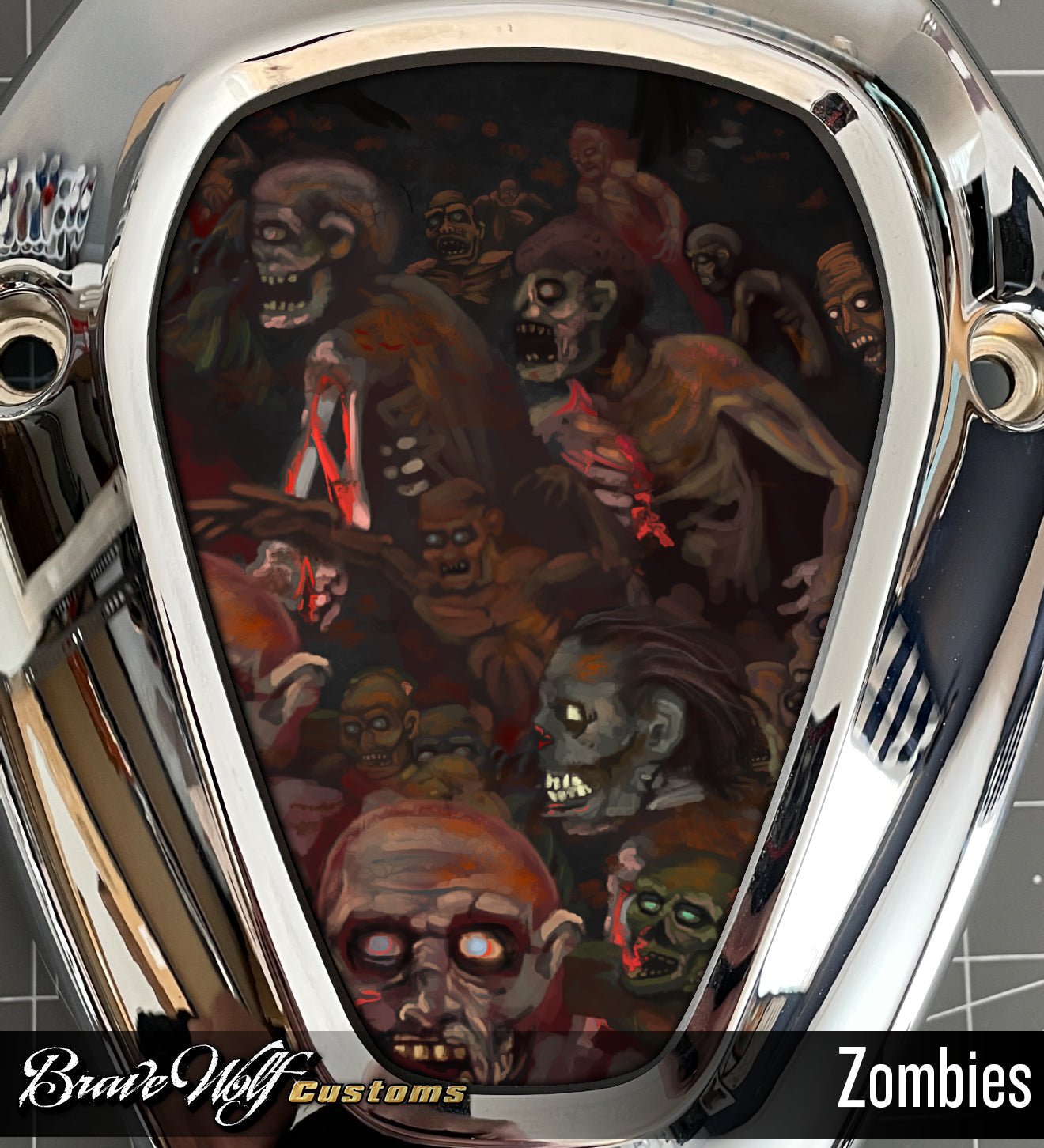 Powerplus V-Cover Decal - Zombies (Color)