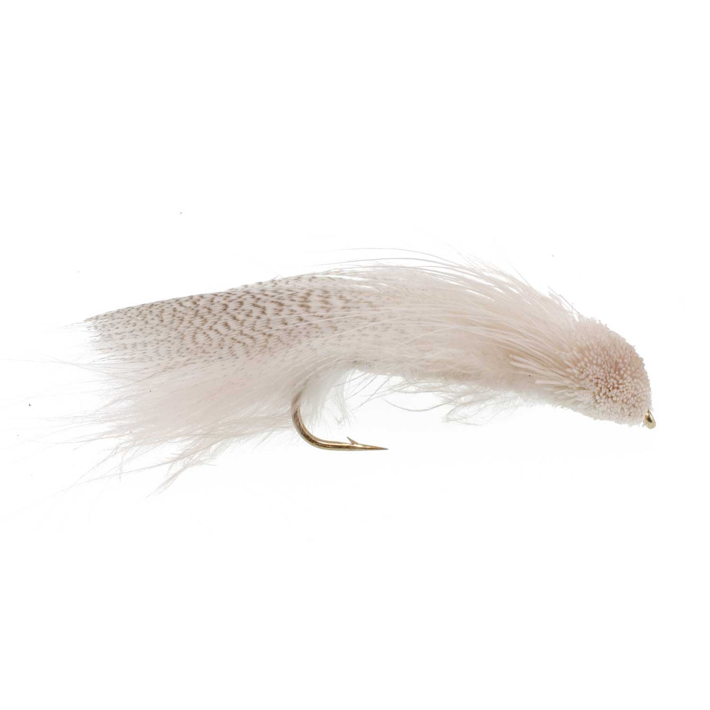 3 Pack Galloup's Zoo Cougar White Streamer Fly - Size 4