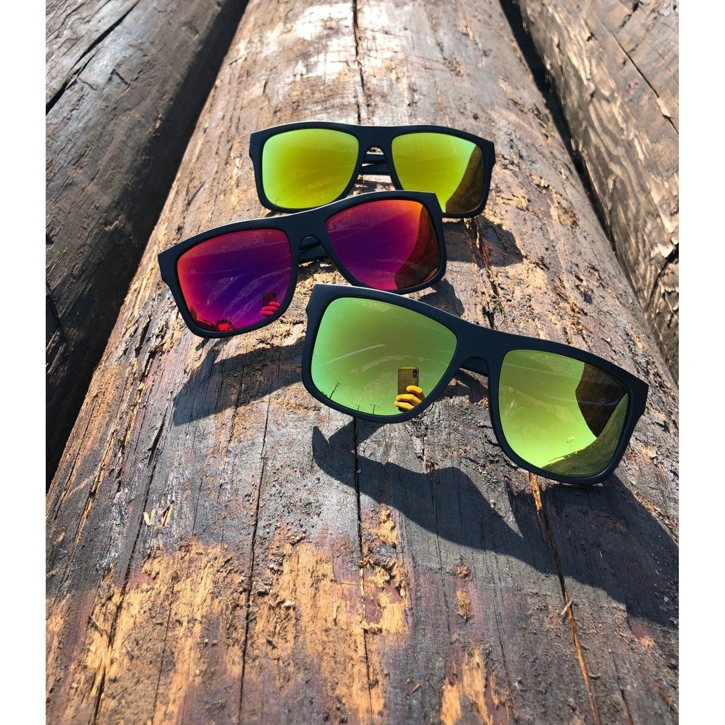 A Phase Z87+ Matte Black - Mirrored Color Lens Options