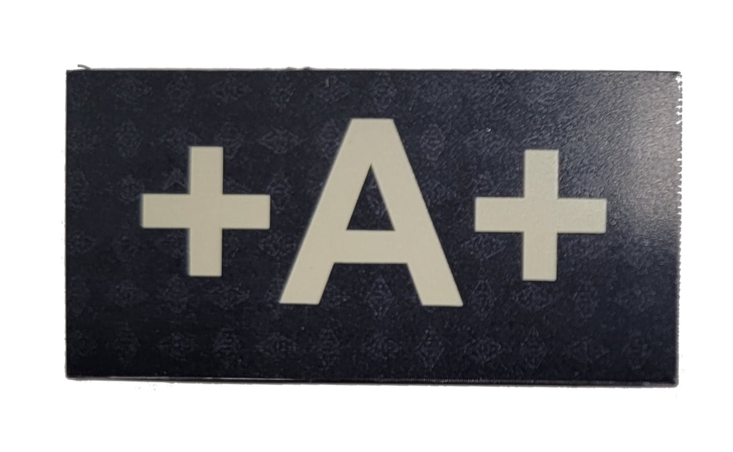 Infrared Blood Type Insignias with Hook Fastener