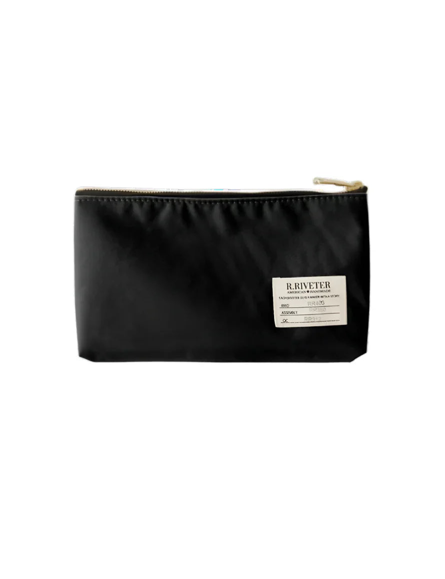 Lucy Zipper Pouch | Black Nylon