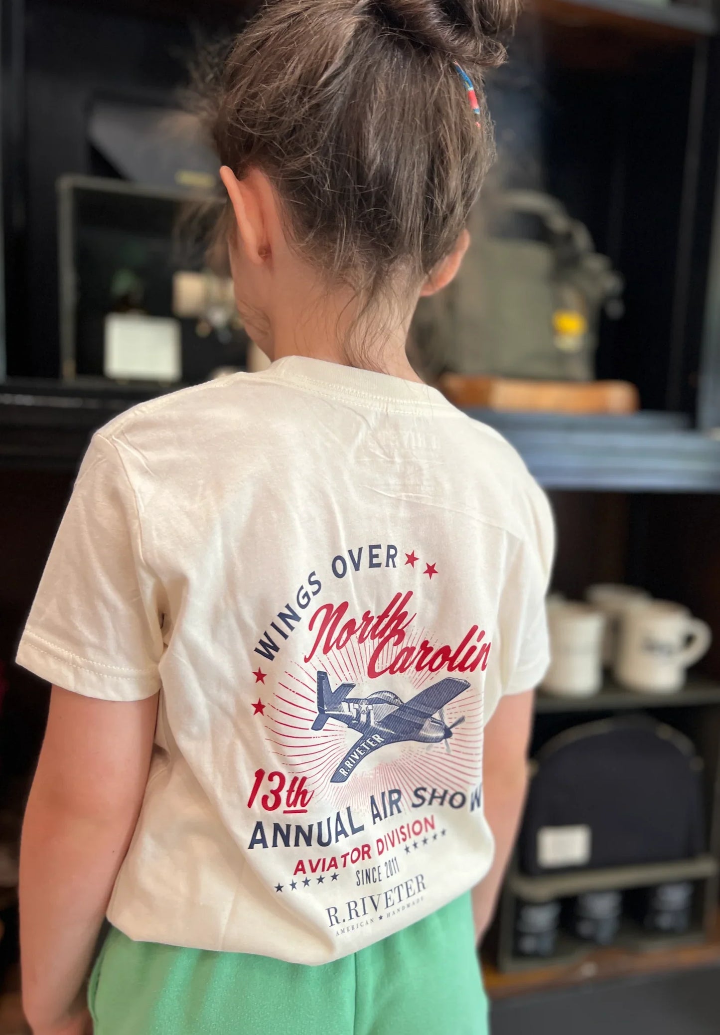 Air Show Kids Natural T Shirt