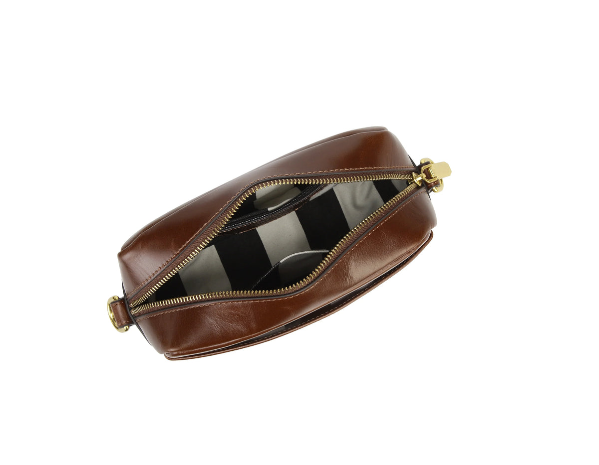 Jane Crossbody Bag | Brown Leather