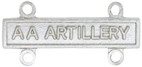 U.S. Army Qualification Bars for Marksmanship Qualification Badges - Shiny (Non-Subdued)