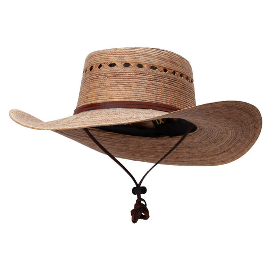 Gambler Dark Palm Braid Hat