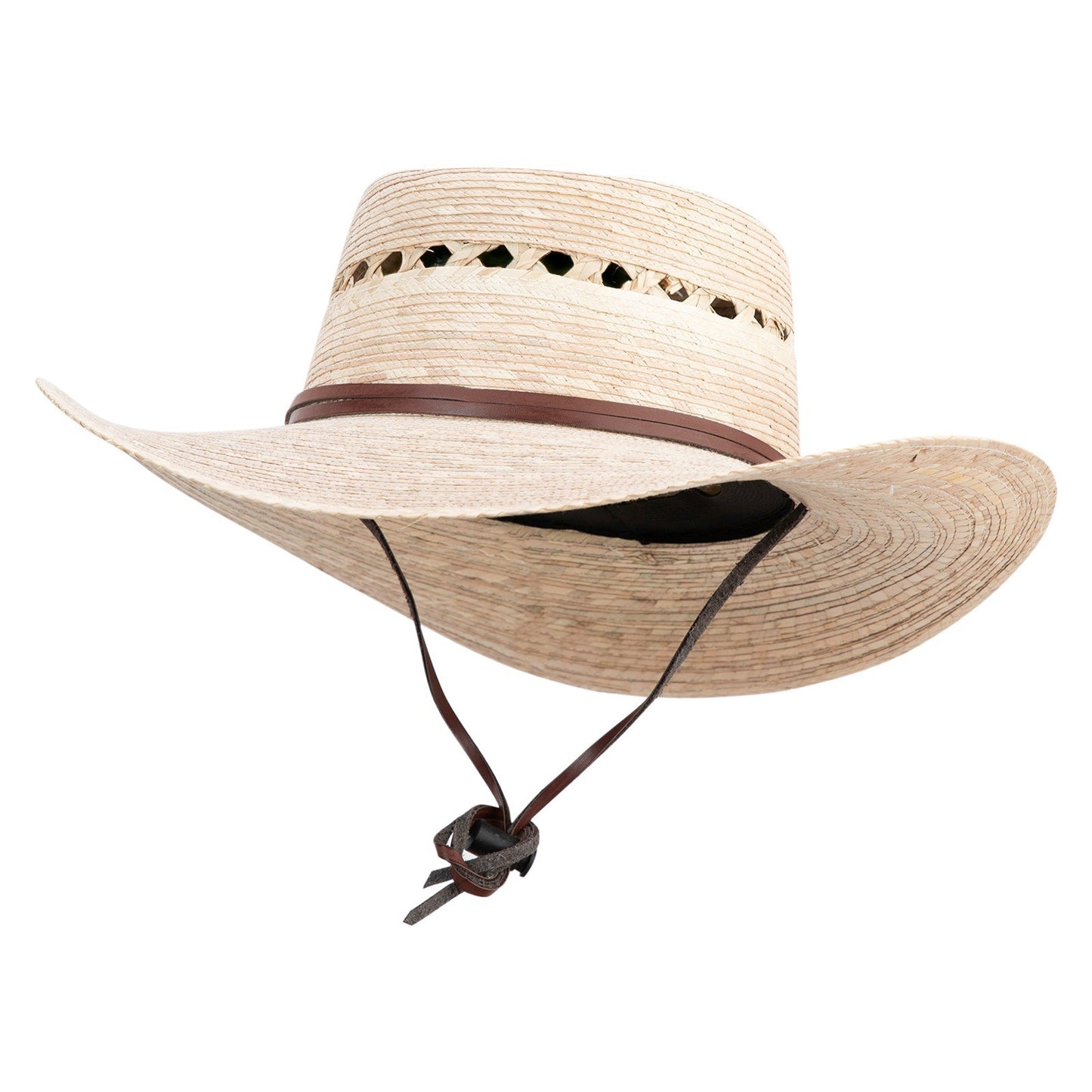 Gambler Dark Palm Braid Hat