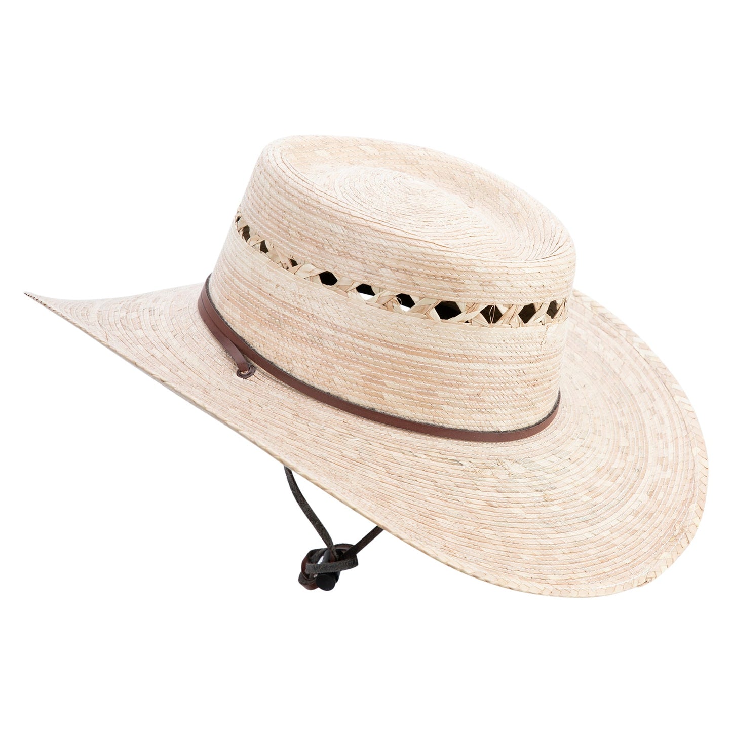 Gambler Dark Palm Braid Hat