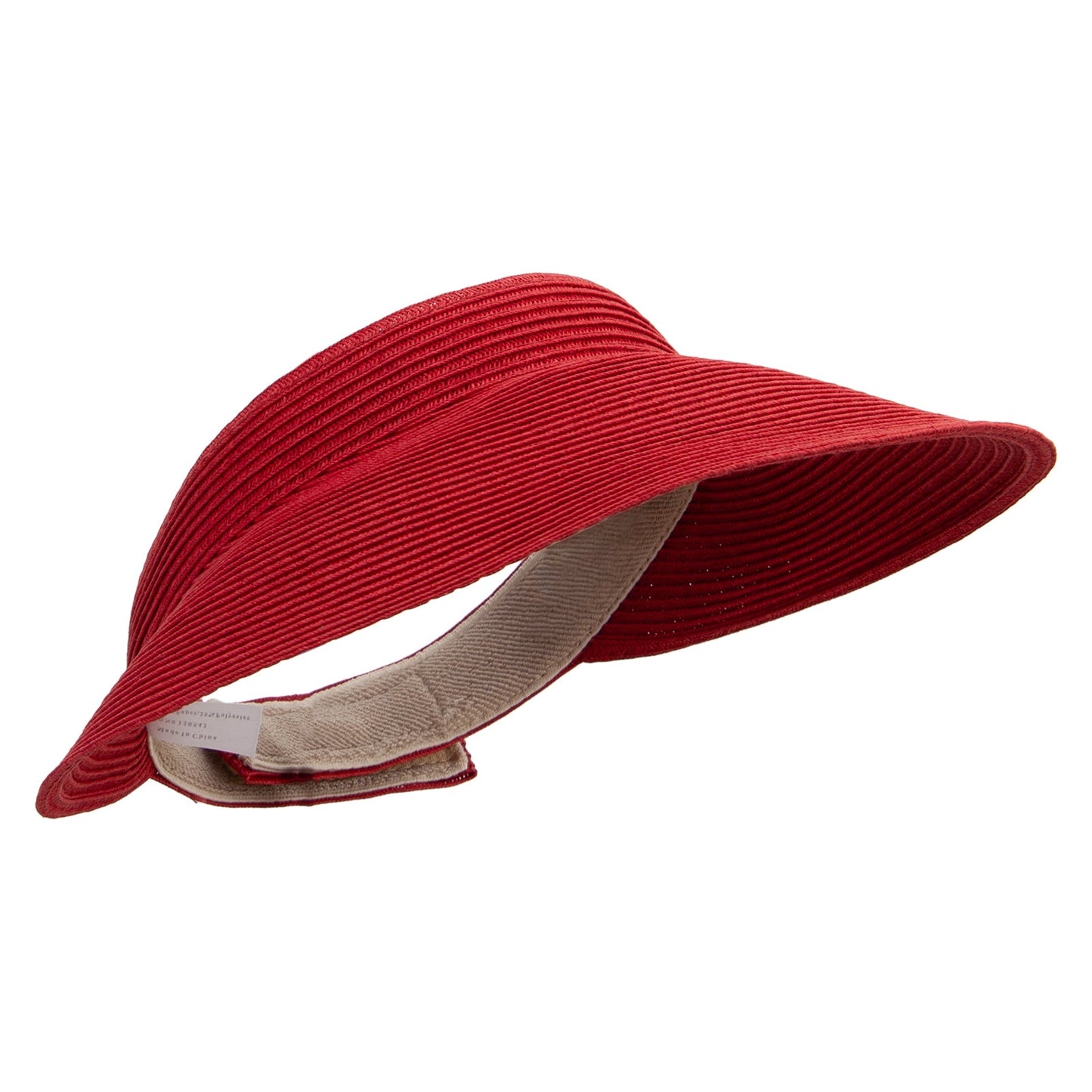 Women's 4.5 Wide Brim Velcro Strap Visor