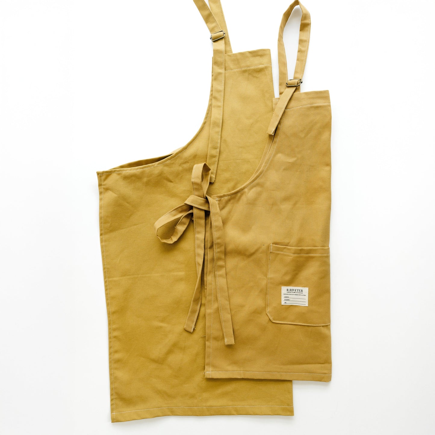 Riveter Made Apron | Gold Honey