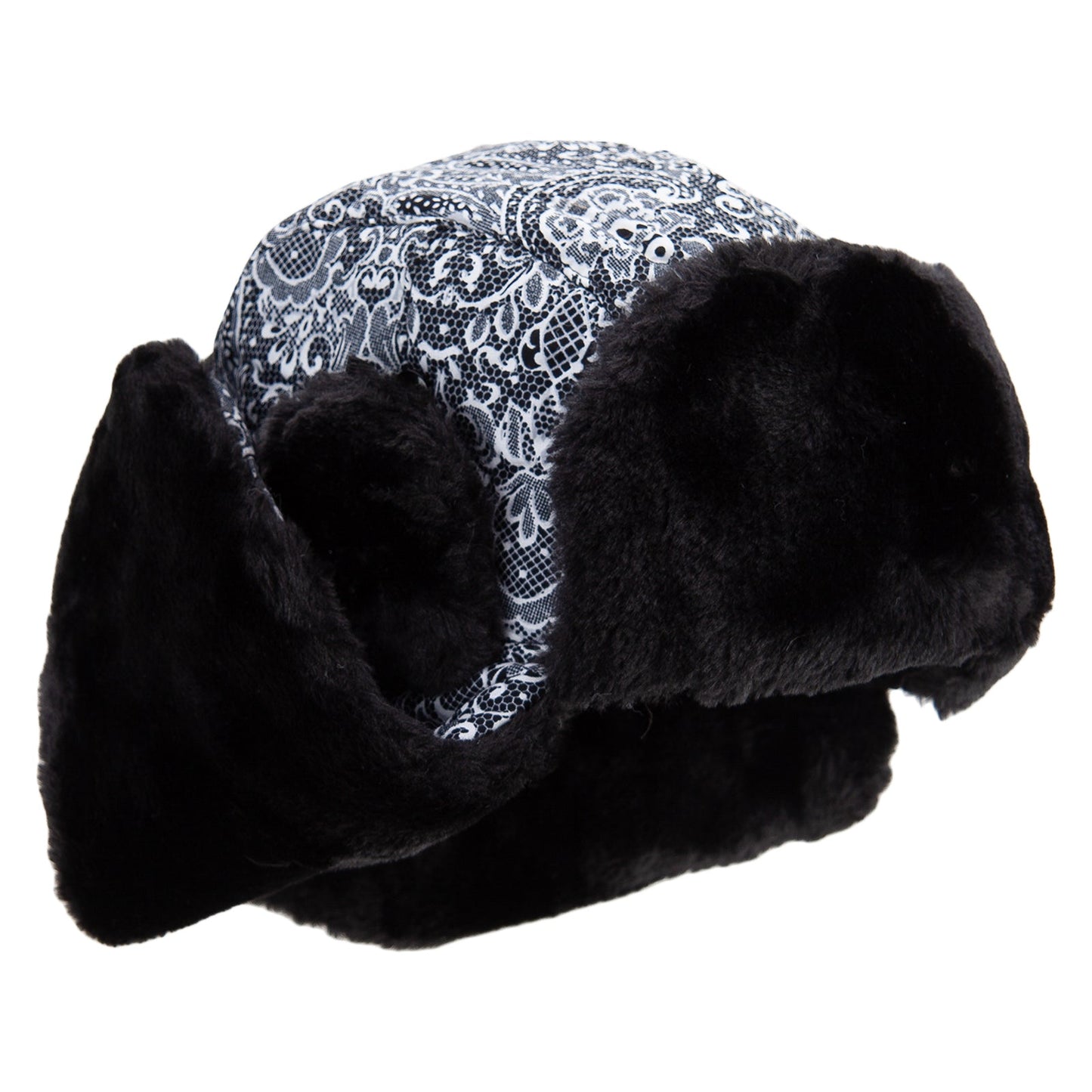 Women's Lace Design Trooper Hat