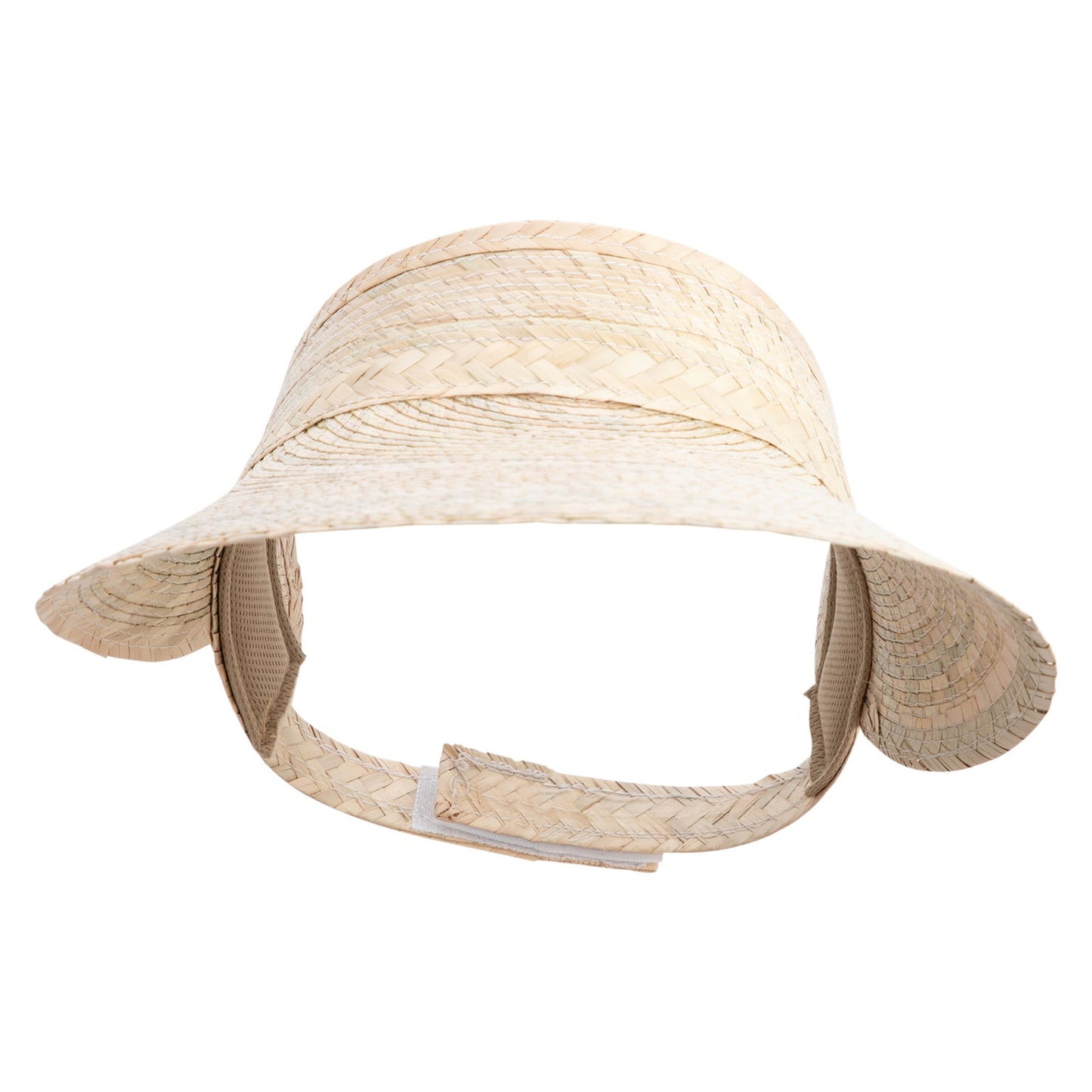 Womens Dark Palm Braid Visor