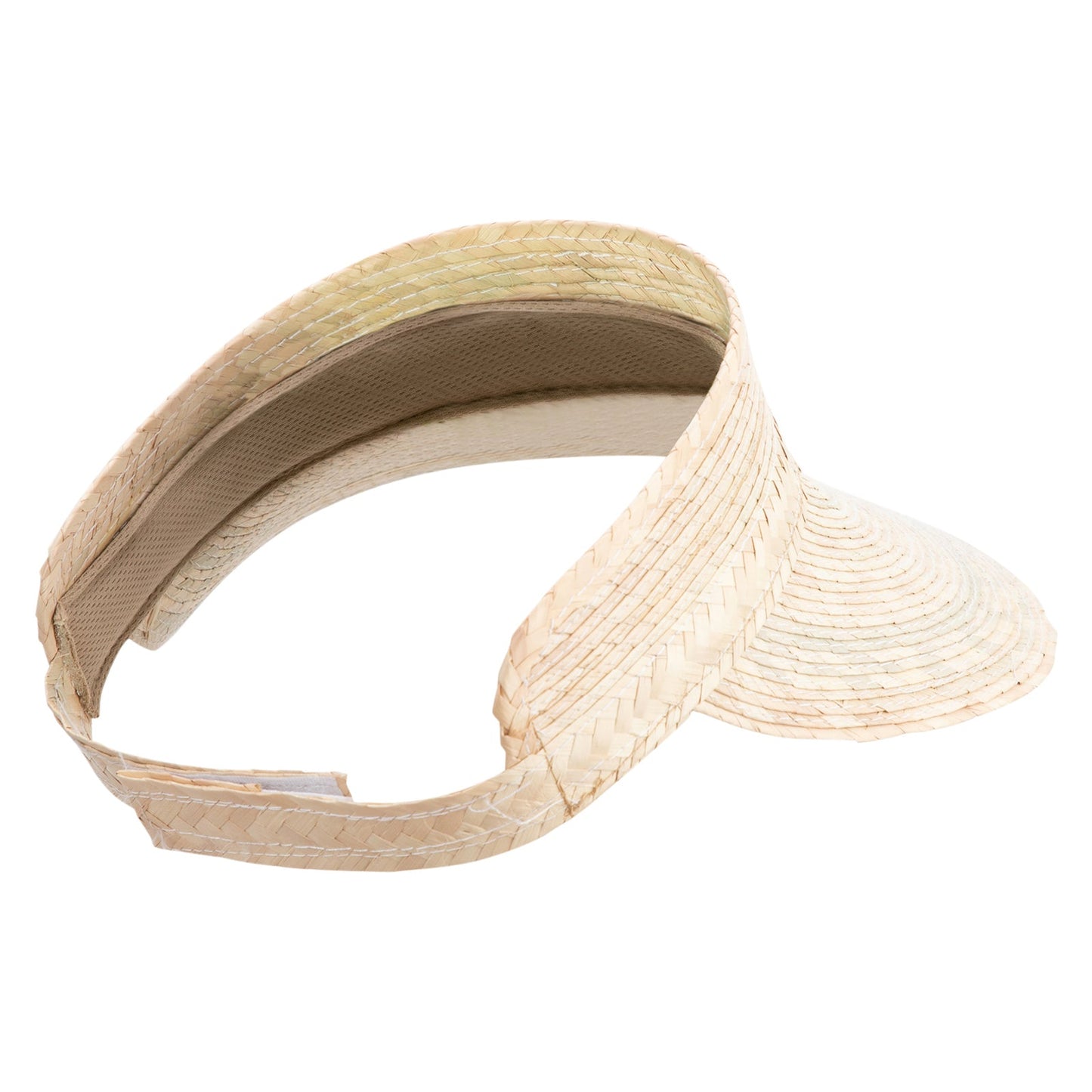 Womens Dark Palm Braid Visor