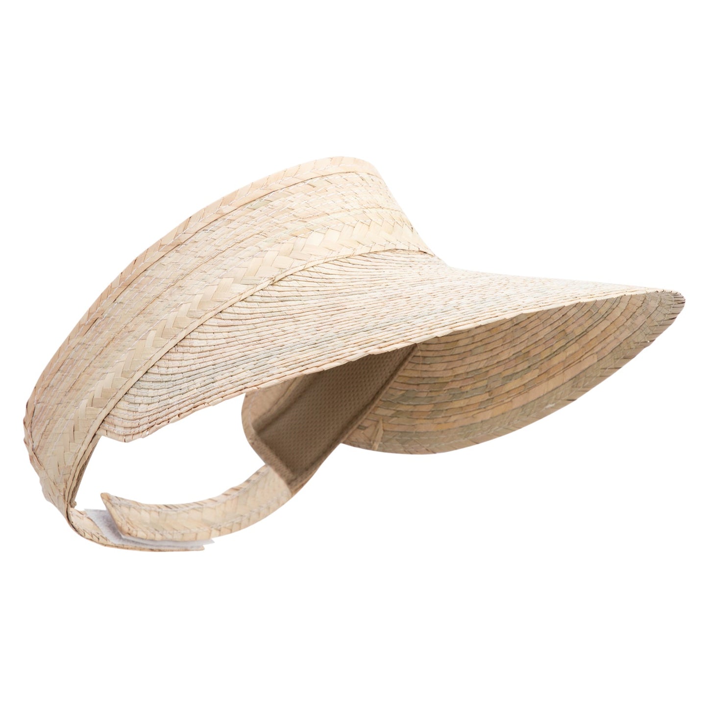 Womens Dark Palm Braid Visor