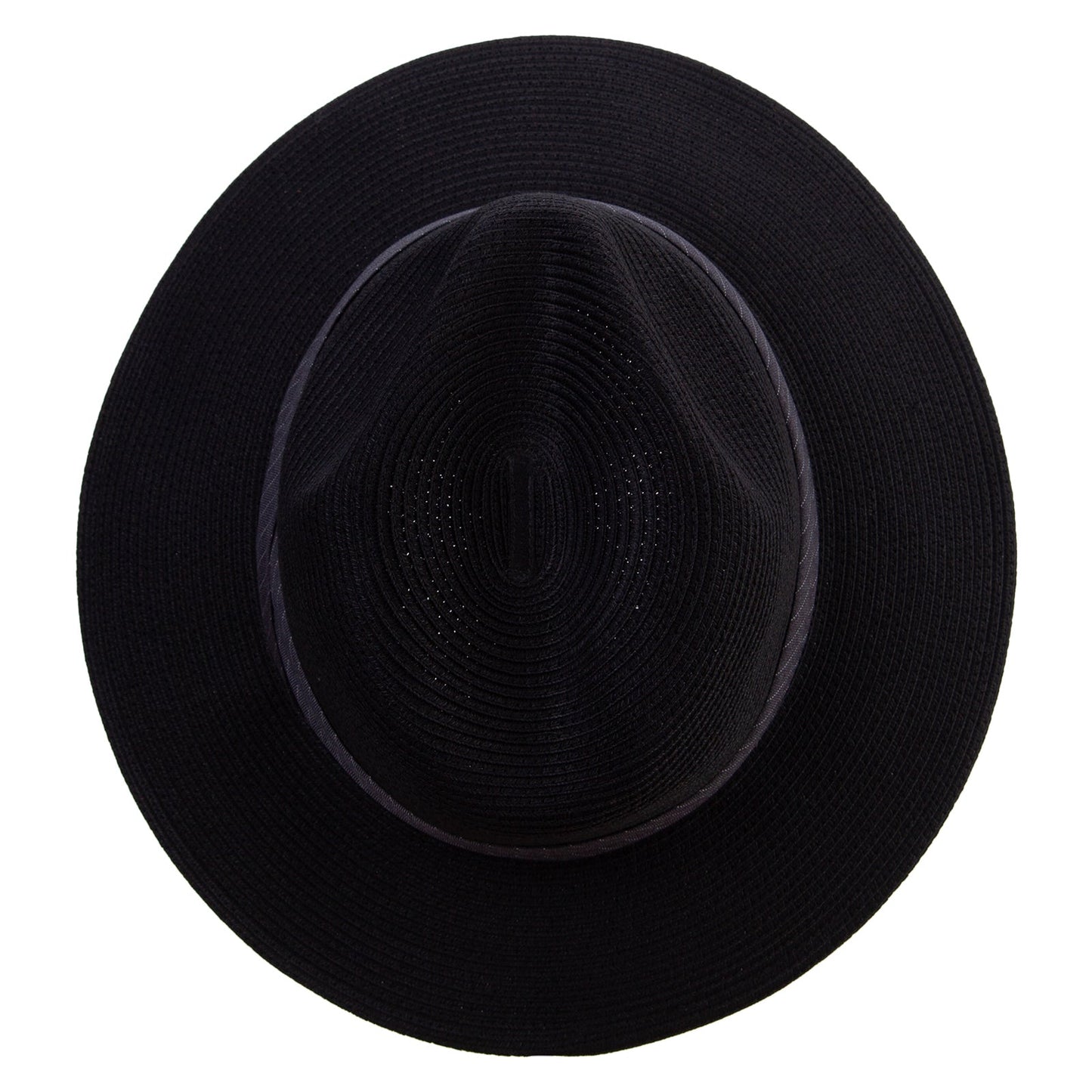 Washable Panama Hat with Stripe Band