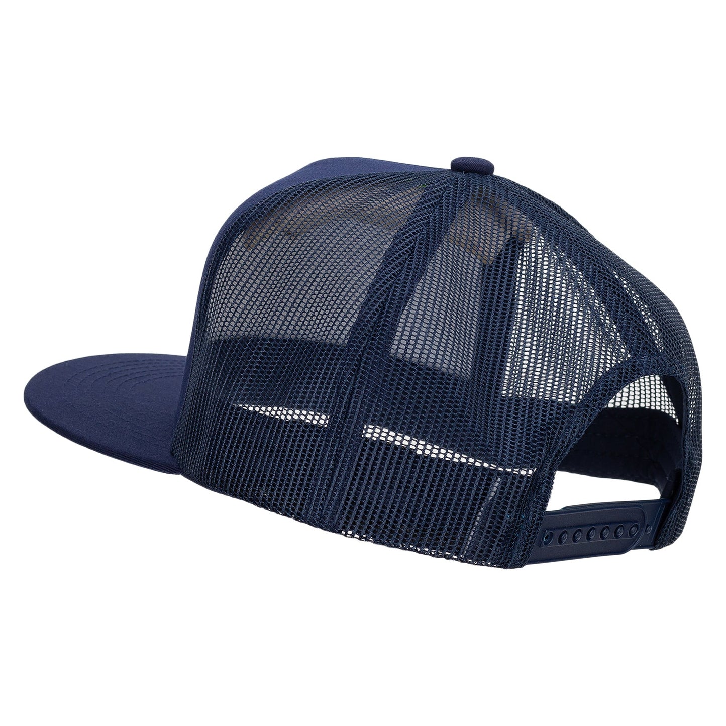 Big Size 5 Panels Mesh Flat Bill Snapback