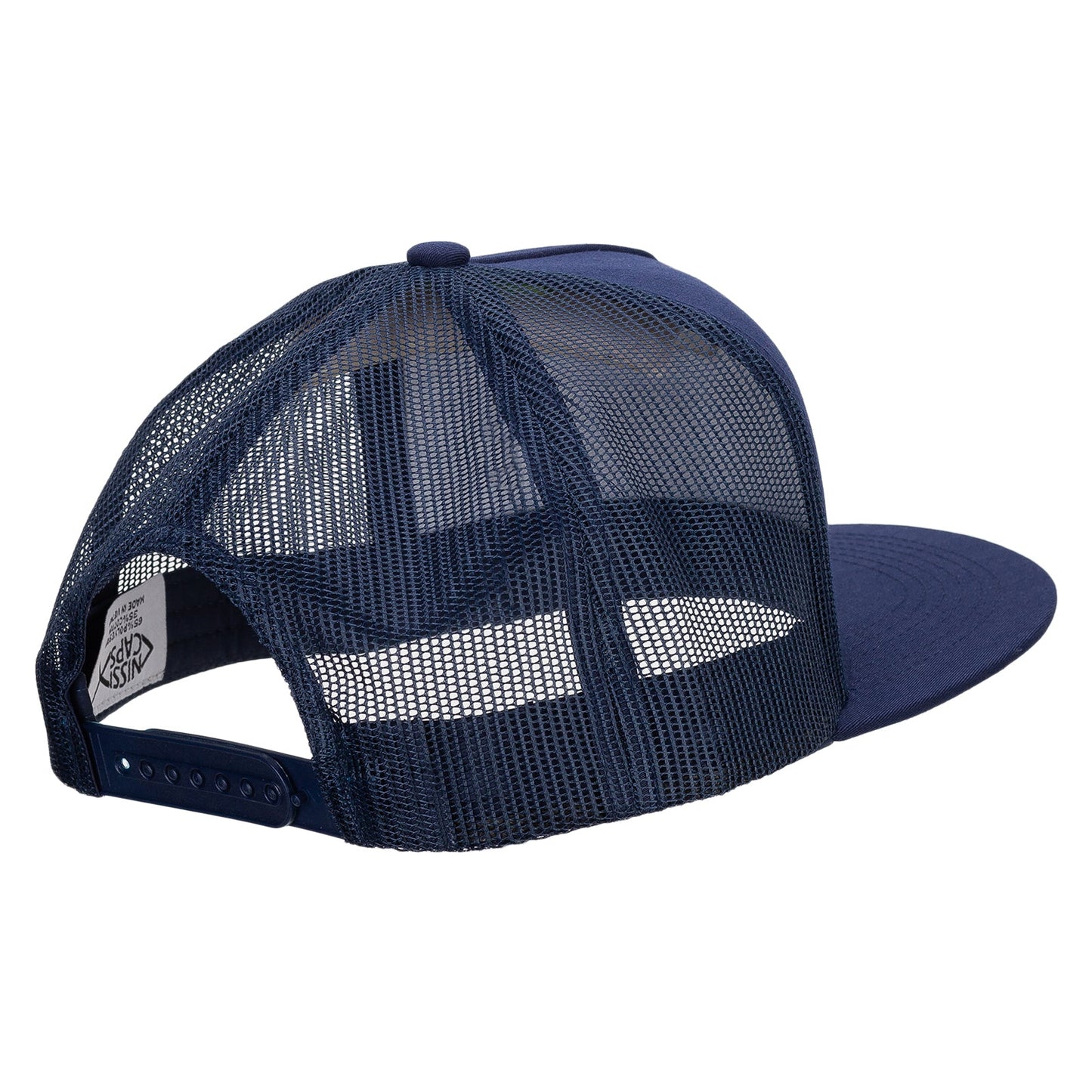 Big Size 5 Panels Mesh Flat Bill Snapback