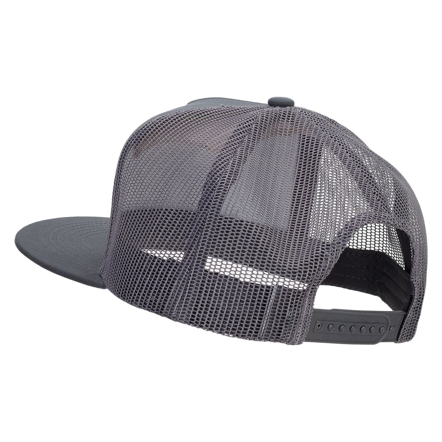 Big Size 5 Panels Mesh Flat Bill Snapback