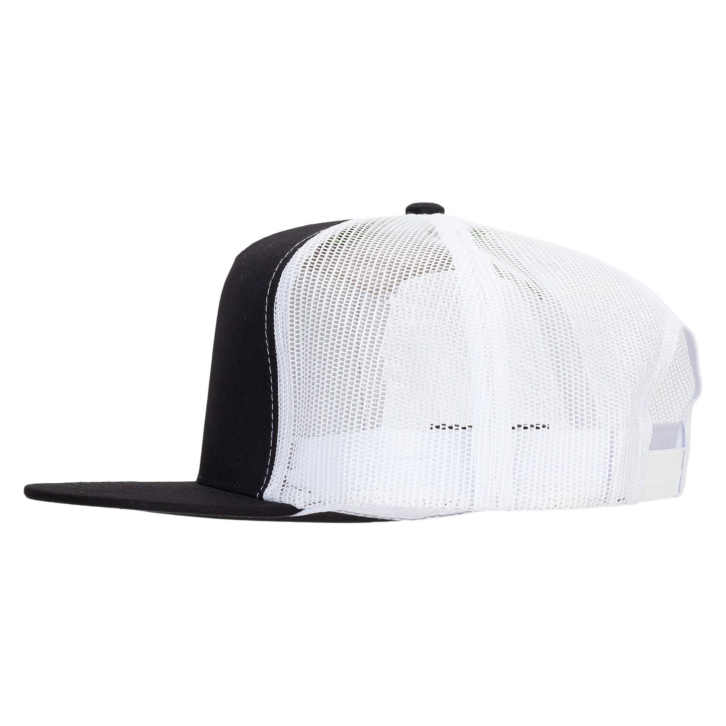 Big Size 5 Panels Mesh Flat Bill Snapback