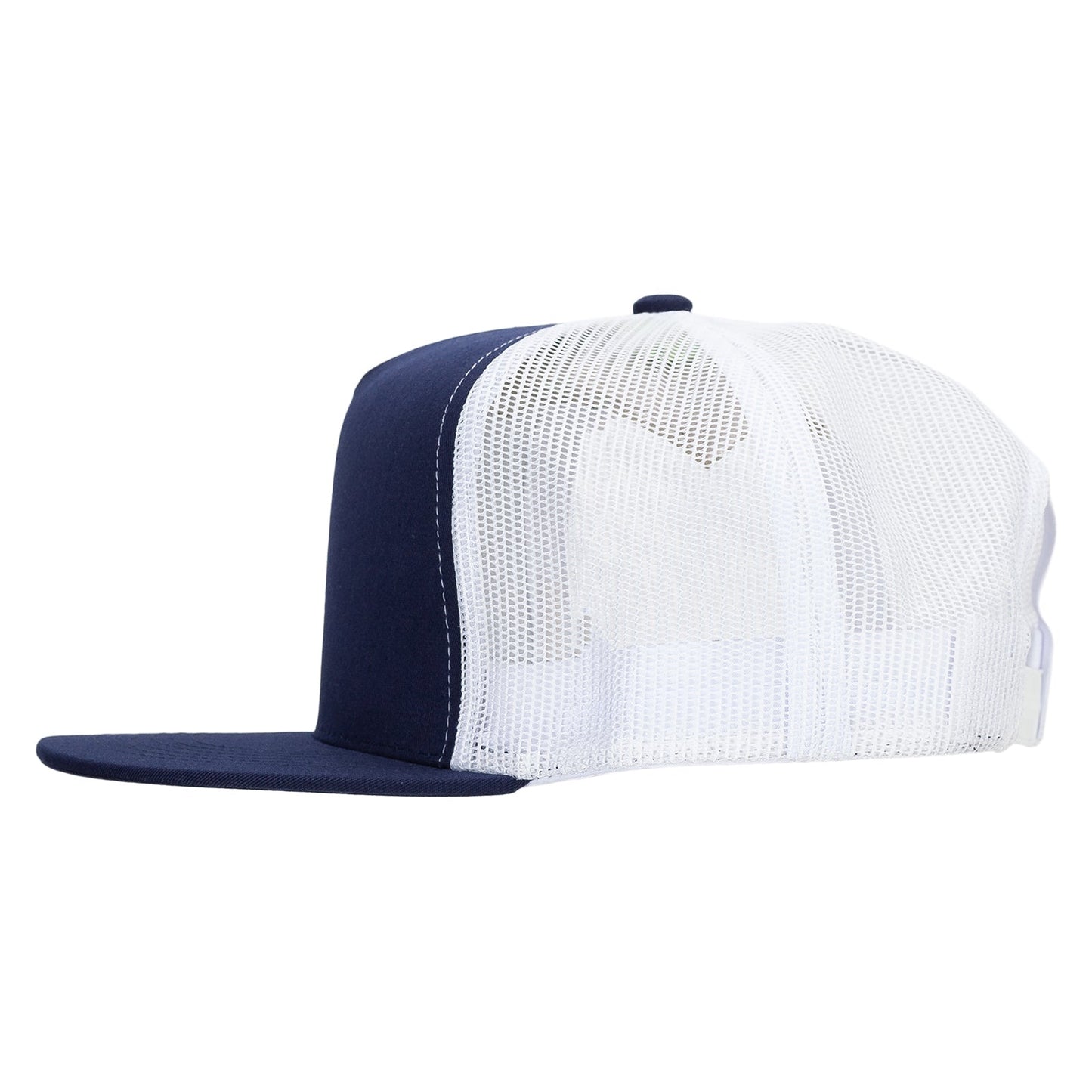 Big Size 5 Panels Mesh Flat Bill Snapback
