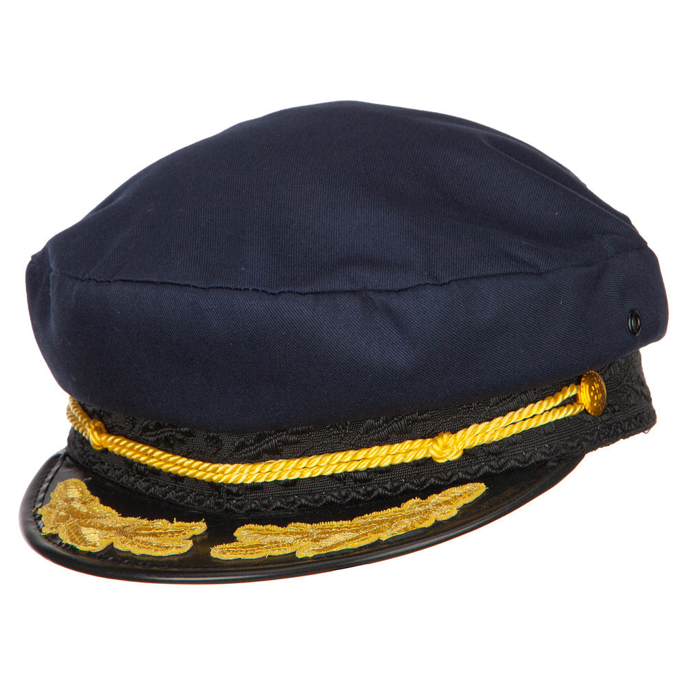 Adjustable Cotton Captain Hat