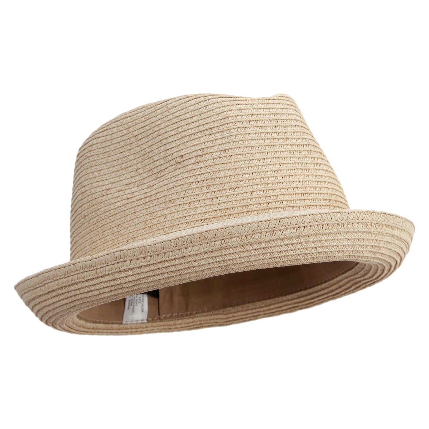 Men's Paper Braid Fedora Hat