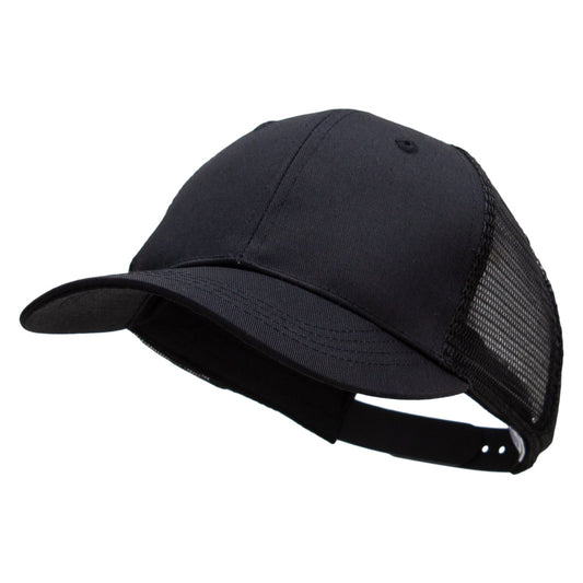 Youth Poly Cotton Twill Trucker Cap
