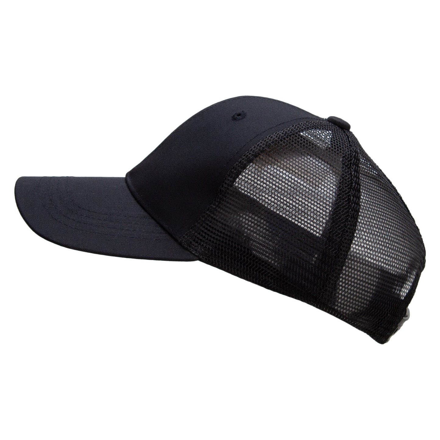 Youth Poly Cotton Twill Trucker Cap