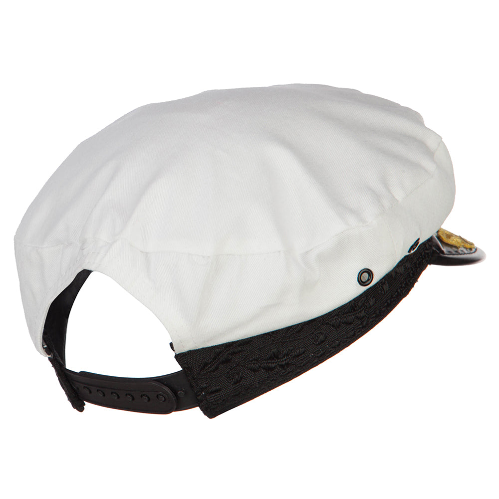 Adjustable Cotton Captain Hat