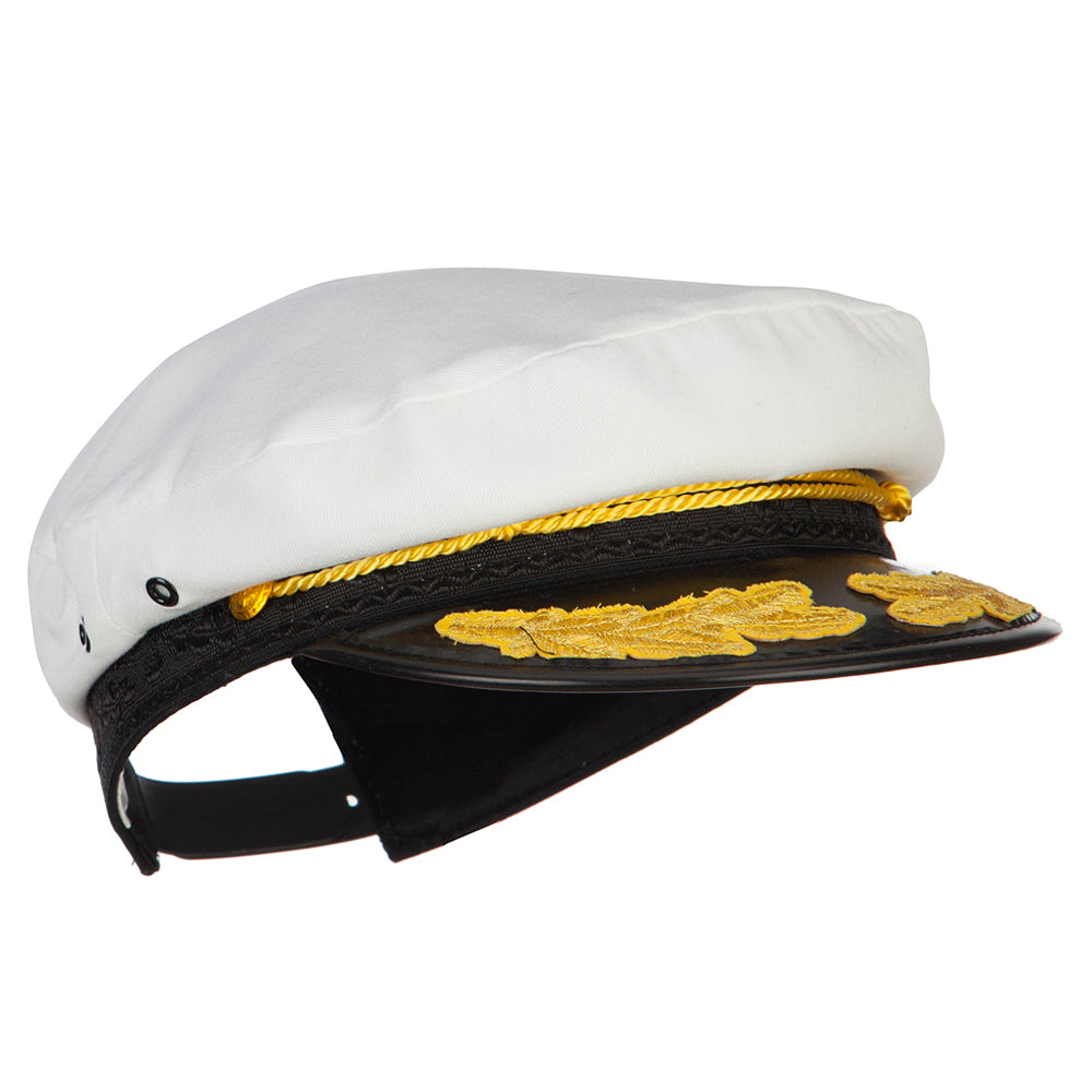 Adjustable Cotton Captain Hat