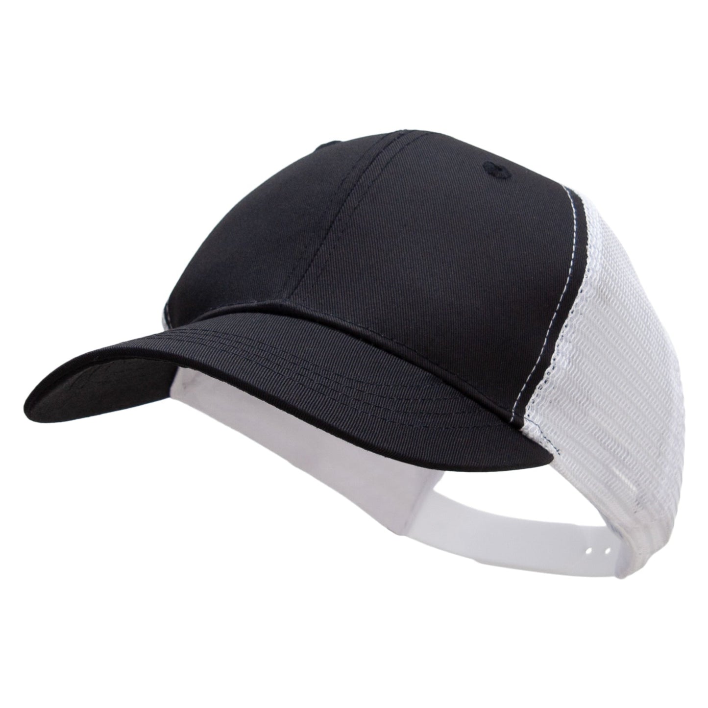 Youth Poly Cotton Twill Trucker Cap