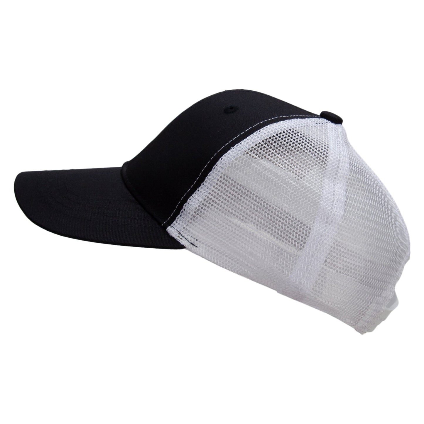 Youth Poly Cotton Twill Trucker Cap