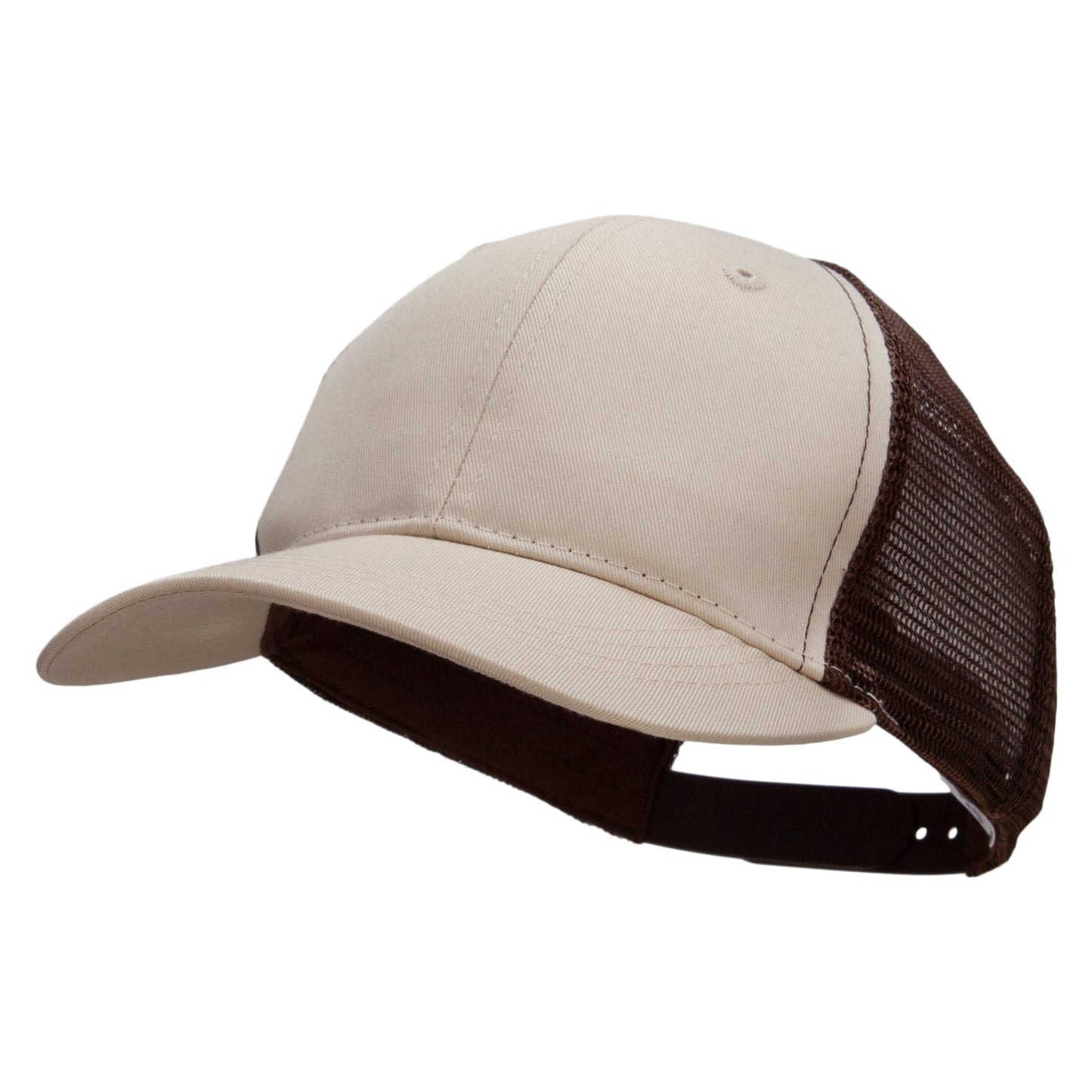 Youth Poly Cotton Twill Trucker Cap