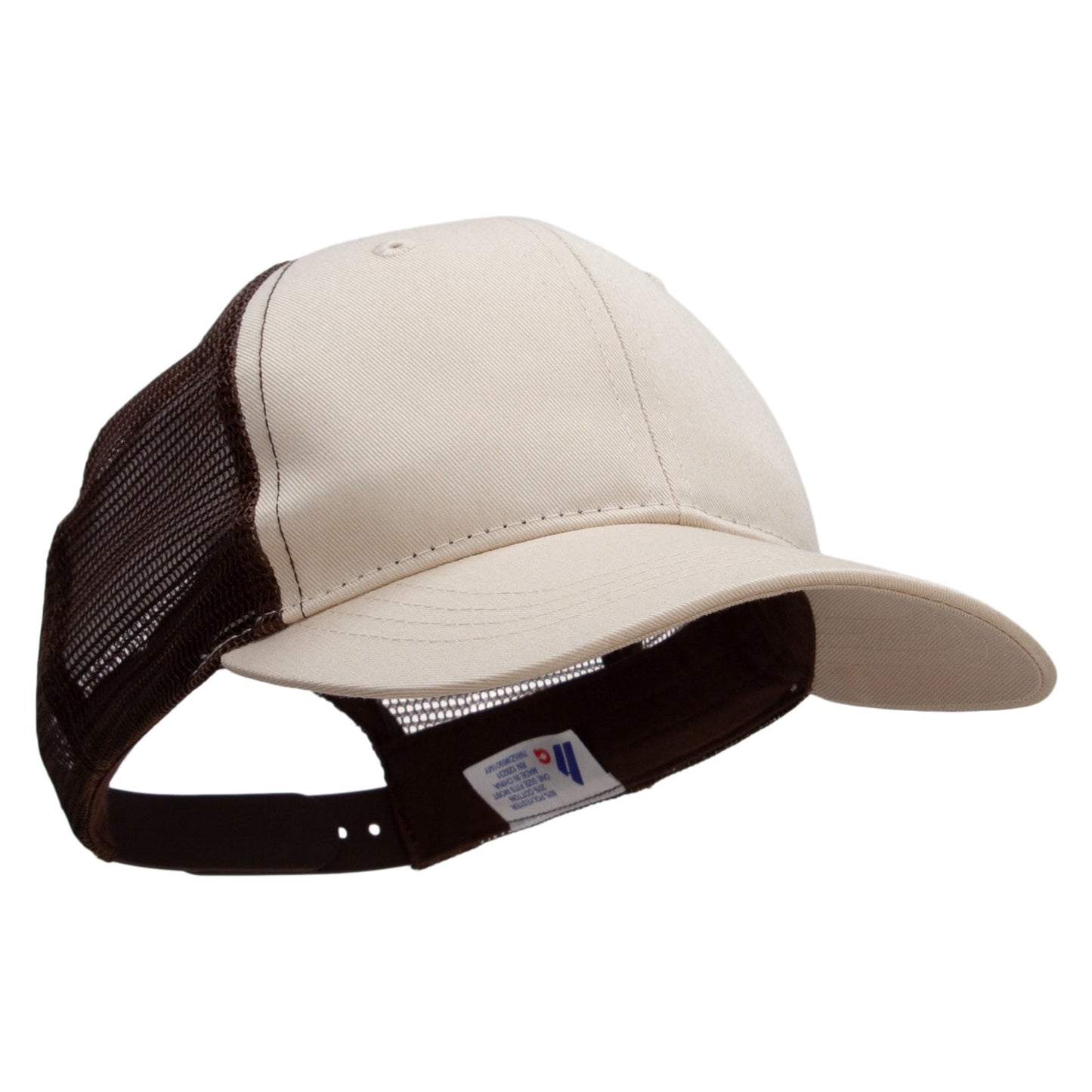 Youth Poly Cotton Twill Trucker Cap