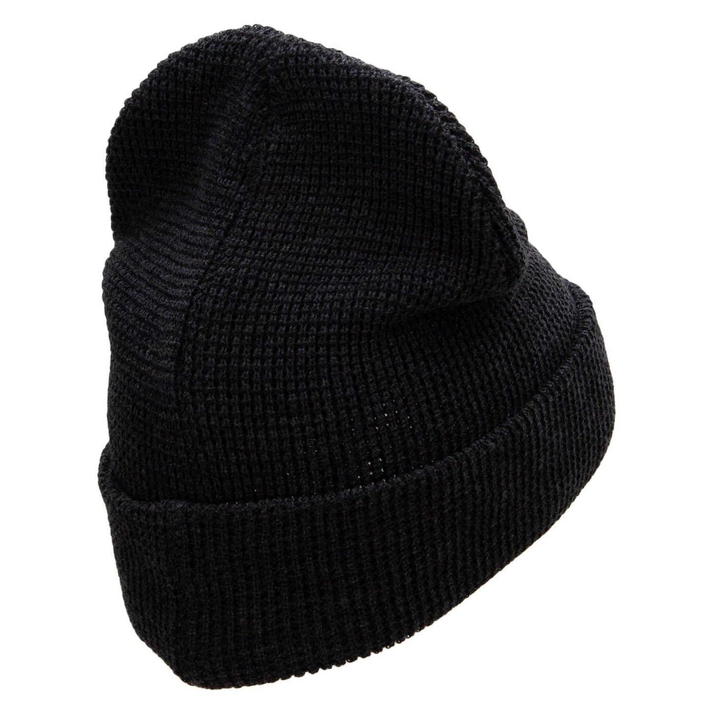 Waffle Knit Cuff Beanie