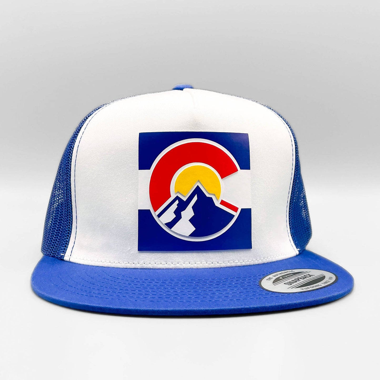 Colorado Raised Square Flag Trucker