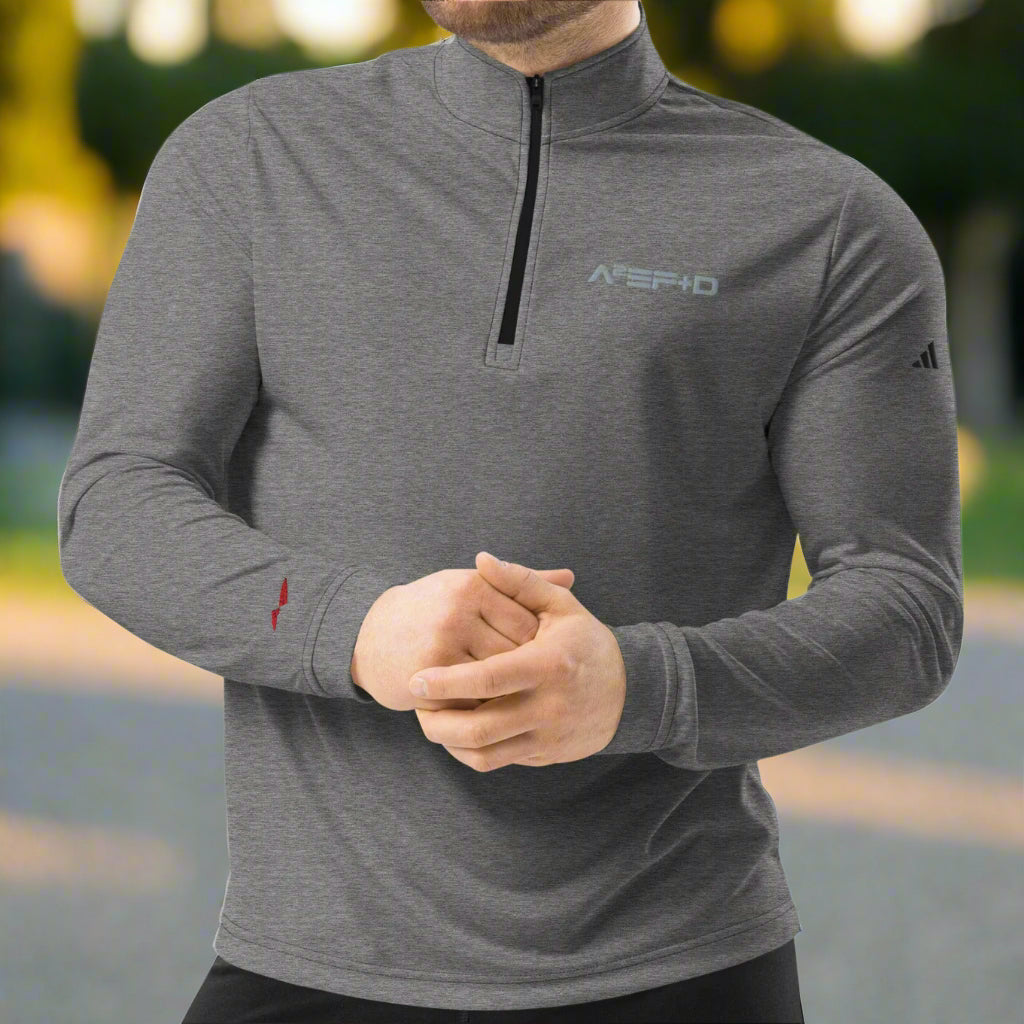 Against All Enemies (Moto) Premium Adidas Quarter-zip pullover