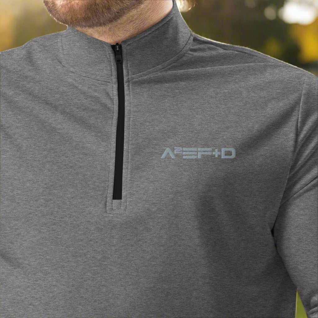 Against All Enemies (Moto) Premium Adidas Quarter-zip pullover