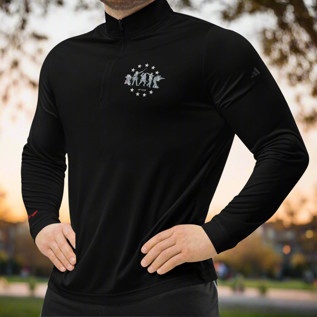 American Bloodline 1775 Premium Adidas Quarter-zip Pullover