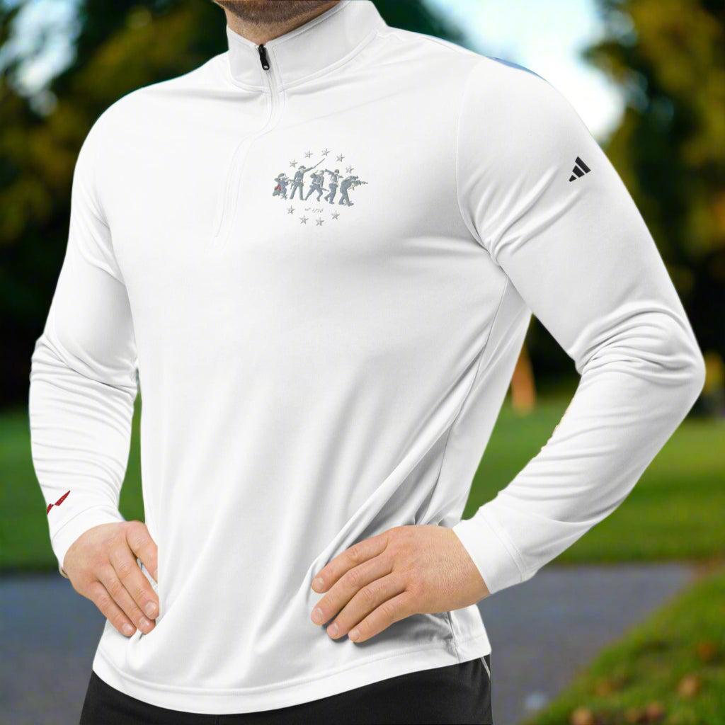 American Bloodline 1775 Premium Adidas Quarter-zip Pullover