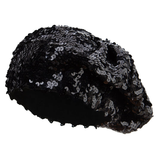 Women's Sequin Beret Hat