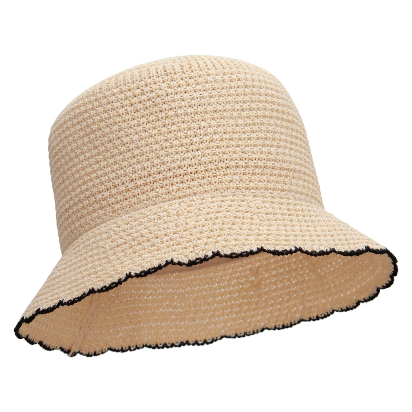 Women's 2" brim Knit Design Bucket Hat