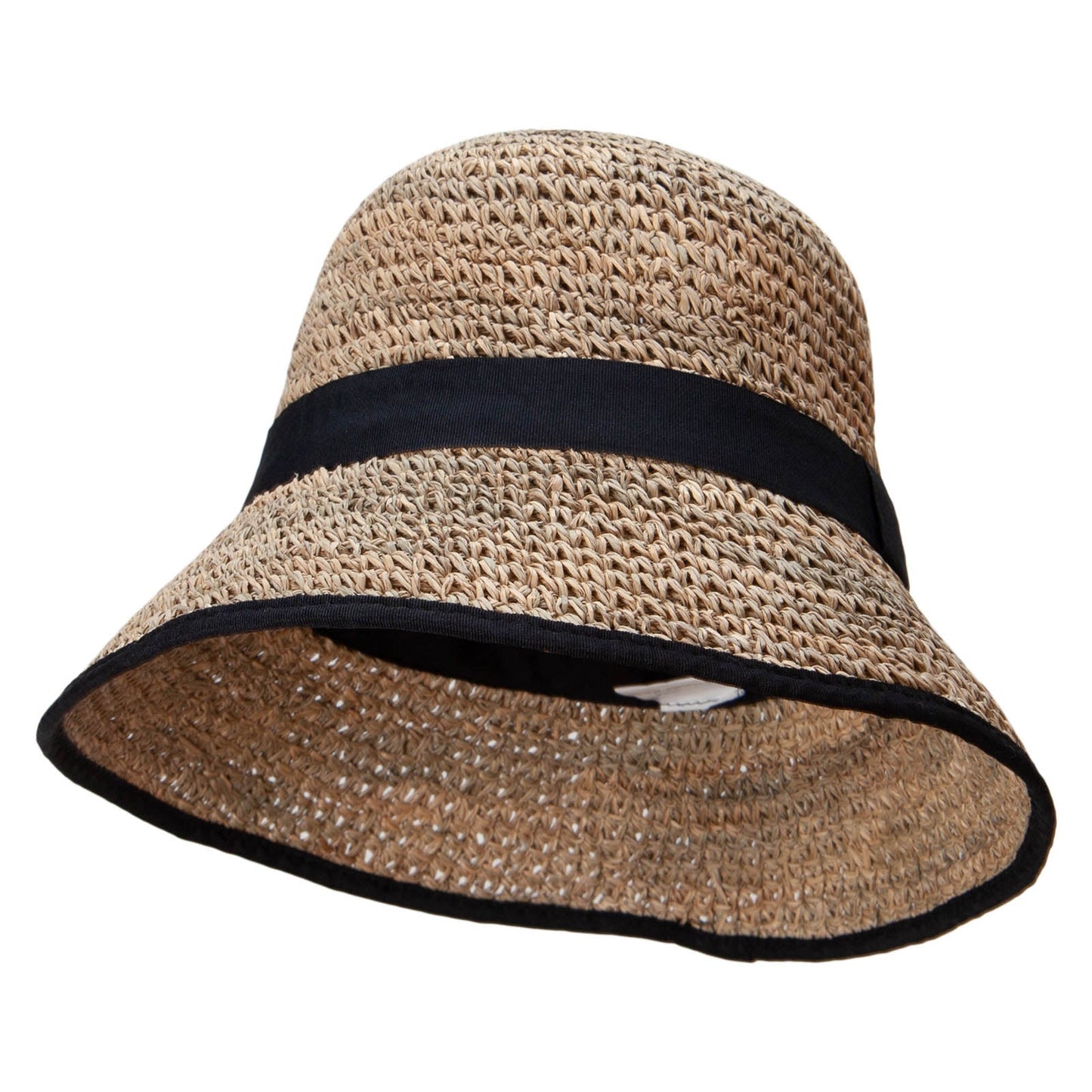 Women's Cloche Style Straw Hat